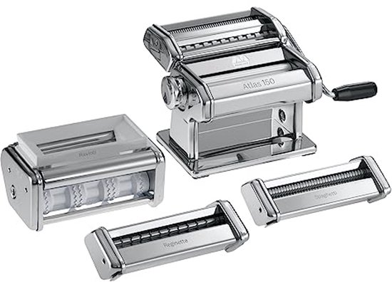 Pastamachine voor verse pasta, zilver van Merkloos