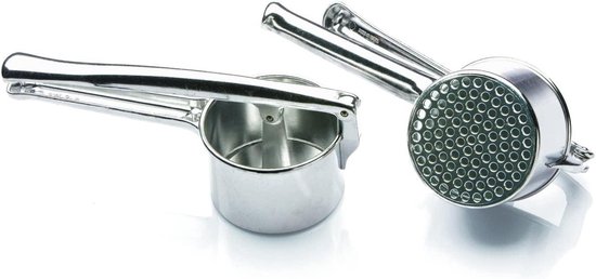 Pastamaker Aluminium - Deegpers Keuken - Verse Pasta Maken - Handmatig Bedienbaar - 23 cm - Zilverkleurig