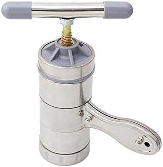 Pastamaker Handmatig - Noodle Machine - Thuis Pasta Maken - Roestvrij Staal - Maat 2 - Zilverkleurig
