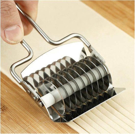 Pastamaker Handmatig - Noodle Machine - Verse Pasta Maken - Roestvrij Staal - Niet Gespecificeerd - Zilverkleurig
