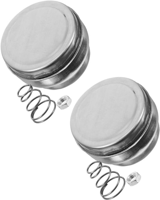 Pastamaker Knop - Noodle Maker - Zelf Pasta Maken - Roestvrij Staal - 2 Stuks - Zilver
