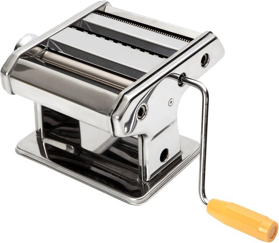 Pastamaker - Noodles machine - Zelf Pasta Maken - Drie Pastasoorten - 20 x 19 x 14 cm - Zilver