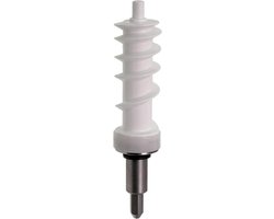 Pastamaker Onderdeel - Keukenmachine Accessoire - Verse Pasta Maken - Aluminium Constructie - 14 x 3 cm - Zilverkleurig