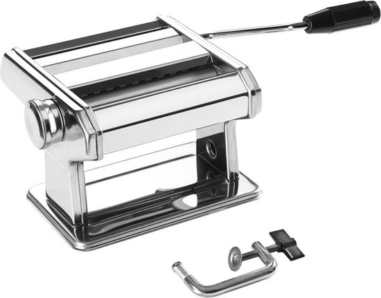 Pastamaker - Pasta Machine - 3-in-1 - RVS - Met Tafelklem - 7 verschillende diktes - Keukengerei - Housewarming Cadeau van Merkloos