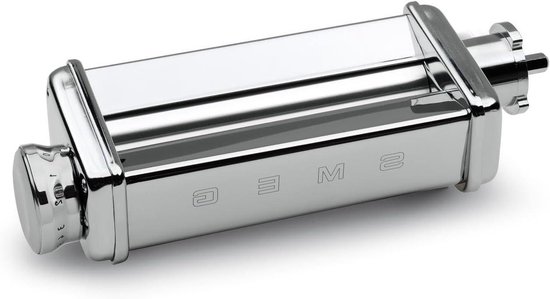 Pastaroller Accessoire - Deegrol Machine - Zelf Pasta Maken - Voor Mixer Serie - 140 mm Breed - Zilver