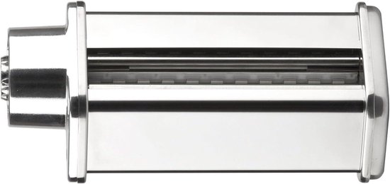 Pastaroller - Pastamachine Fettuccine - Verse Pasta Maken - Handmatige Bediening - 14 cm - Zilverkleurig