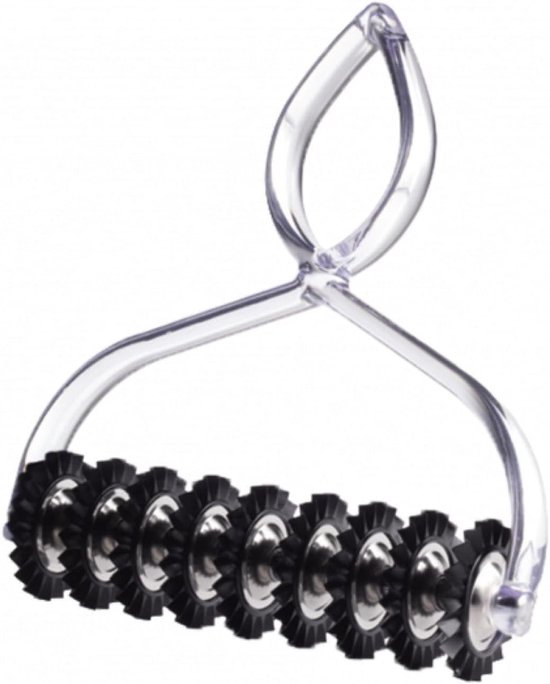 Pastasnijder - Deegroller - Verse pasta maken - 9 Zigzag wielen - 14.5 cm - Zilver