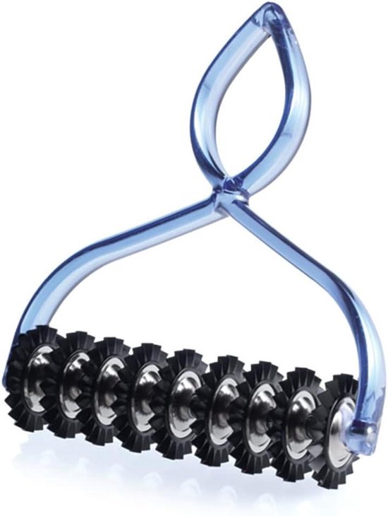 Pastasnijder Handmatig - Pastaroller Pastamachine - Verse Pasta Maken - Gemaakt in Italië - 026 cm - Blauw