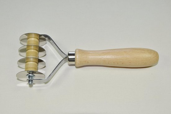 Pastasnijder - Pappardelle machine - Verse pasta maken - Gladde messen - 18 mm breed - Zilver