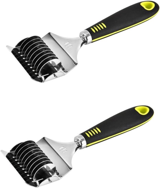 Pastasnijder Rol - Deeg Snijder - Zelf Pasta Maken - Dubbele Snijrol - 22 x 67 cm - Zwart van Merkloos