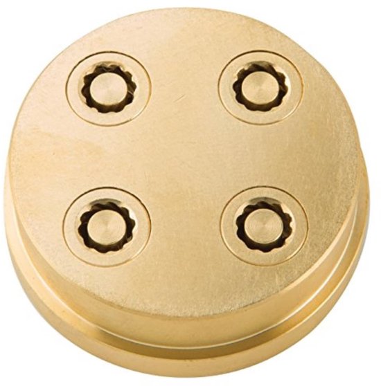 Pastavorm Tortiglioni - Deegvorm - Zelf Pasta Maken - Zwaar Uitvoering - 170mm - Zilver