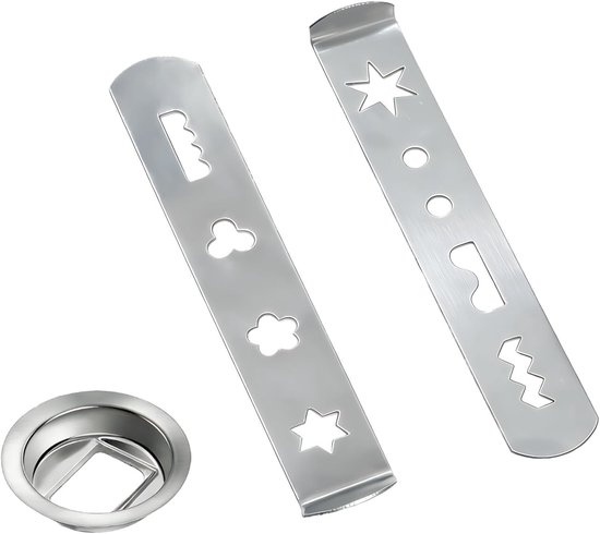 Pastry Moulds en Accessoires voor de Keuken, Geschikt voor Kerst, Diverse Vormen en Compatibel met Keukenmachines