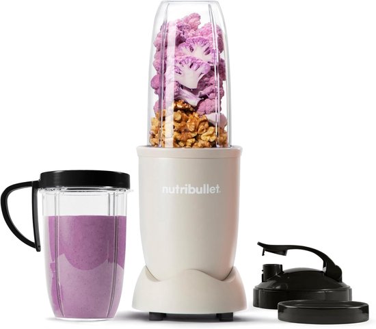 Persoonlijke Blender - Krachtige Mixer - Gezonde Smoothies - 900 Watt Vermogen - 900ml Cup - Mat Zand