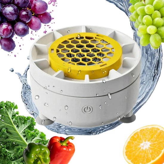Pesticiden Reiniger - Draagbare Groente- en Fruitreiniger - Vortex technologie - fruitwasser - Groentewasser - IPX7 - Verwijder Moeiteloos Bacteriën & pesticiden - voor sla, groenten, bessen, aardappelen
