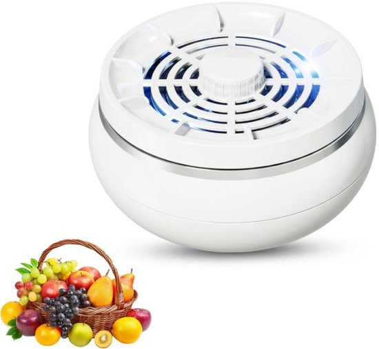 Pesticiden Reiniger - Fruit- En Groentewasmachine - 15W Krachtige Vortex - 4 Instelbare Standen - 3600mAh - IPX7 - Verwijder Moeiteloos Bacteriën & Pesticiden - Draadloze Groentewasser - Titanium Zuivering - 10.4 x 6.0 cm - Wit