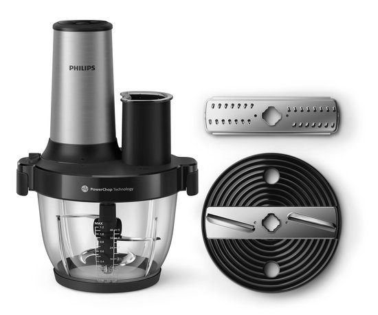 Philips 5000 series HR1504/00 - Elektrische hakmolen - 1,2 l - Zwart - Roestvrijstaal