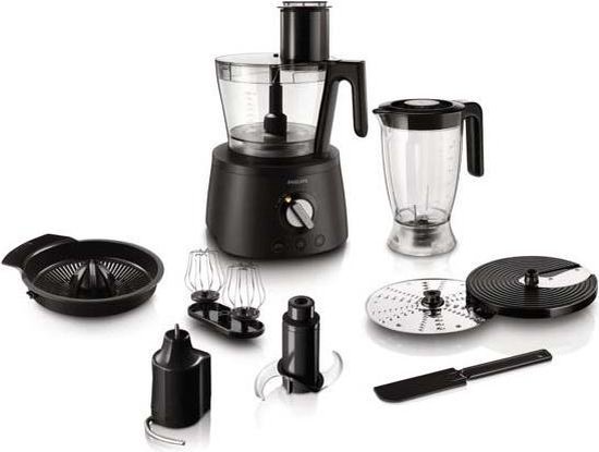 Philips Avance HR7776/90 - Foodprocessor - 1000W - Zwart van Philips