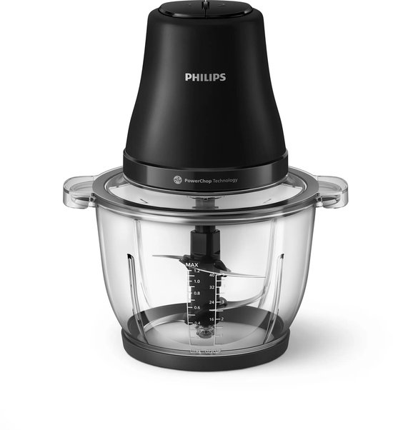 Philips HR1502/00 - Elektrische hakmolen Zwart - 2 l - 450 W