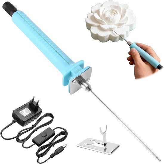 Piepschuimsnijder - Elektrische schuimsnijder - Met standaard - met 5V voedingsadapter - Foam Cutter- 27 W - 15 cm