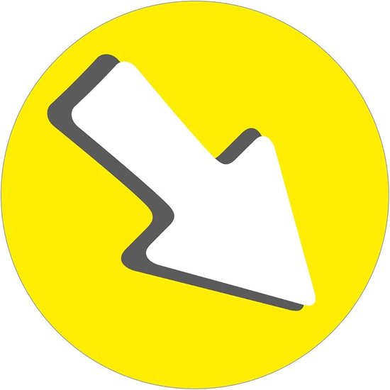 Pijlen voor signalering en oriëntatie voor binnen en buiten (20 pijlen), richtingen, pijlbaan, aanwijzingen