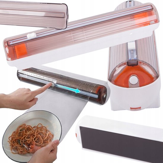 Pingyang Rongrong - Keukenfolie Dispenser - Oplaadbare - Omscysystem - Siliconen Grip van Merkloos