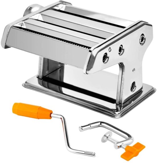 PIPIPOXER Pastamachine - Pastamachine Set -Ravioli, Reginette , Spaghetti & Meer - Verstelbare versnelling - Spaghetti Machine - Keukengerei - Housewarming cadeau