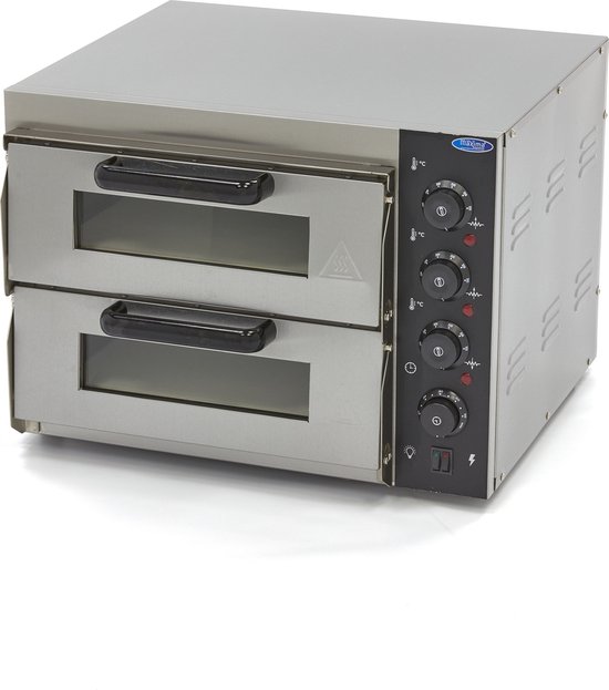 Pizza Oven - 2 Pizza's Ø 40 cm - 2 Kamers