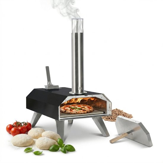 Pizzaoven voor buiten - met pizzasteen