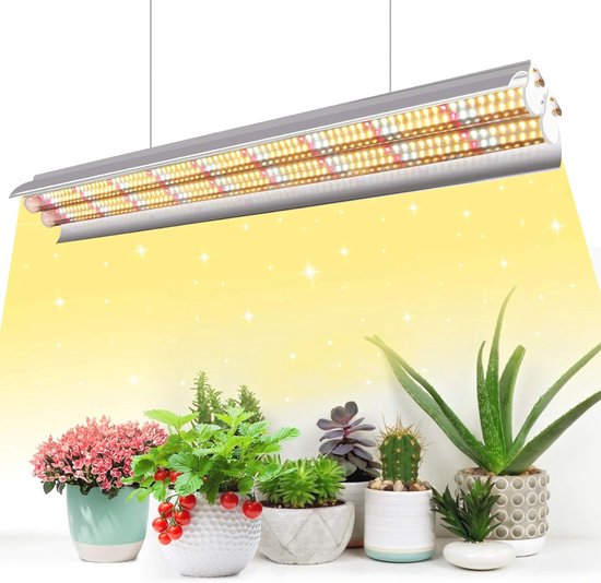 Plantenlamp met volledig spectrum voor optimale groei, 162 LEDs, 60 cm van VEVOR