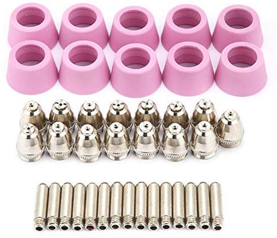Plasma Cutter Nozzles en Accessoires Set - 40 Stuks voor Snijbranders AG60 SG55