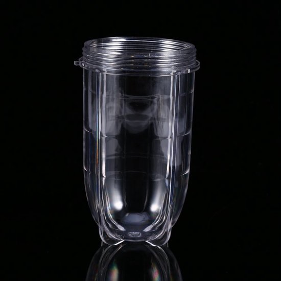 Plastic Transparante Juice Cup - Vervangende Blender Accessoire - Korte en Hoge Mug van Merkloos