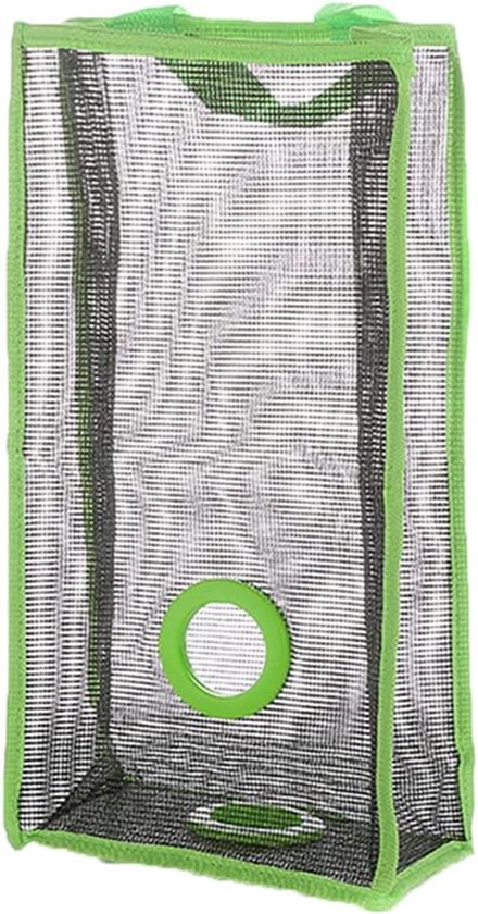 Plastic zakhouder - L-groen - ademend mesh - ideaal voor groente en fruit - Vemera