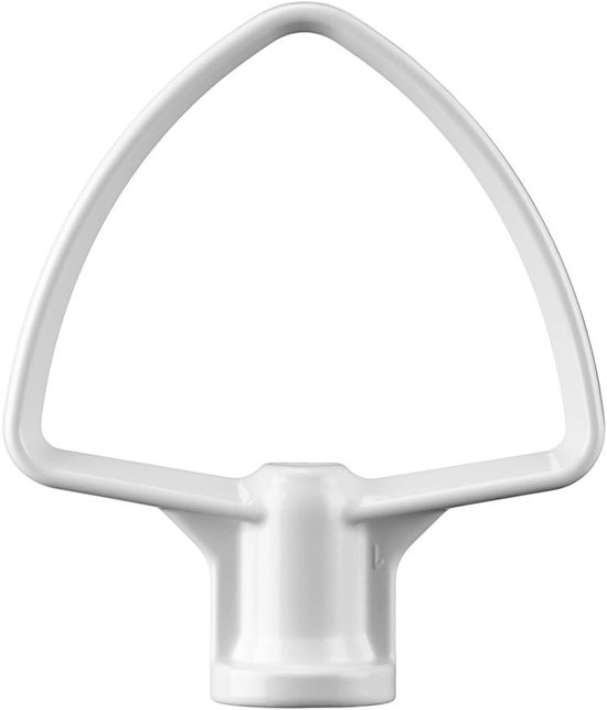 Platte Klopper - Mixer Accessoire - Beslag Maken - Vaatwasmachinebestendig - 33 Liter Kom - Wit Rood van Merkloos