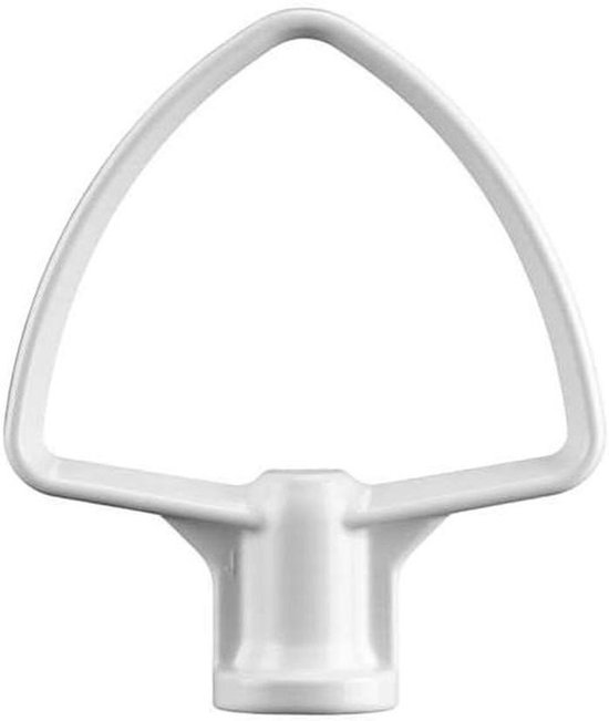 Platte Mixer Opzetstuk - Keukenmachine Accessoire - Bakken en Mixen - Gemakkelijk te Reinigen - 20x20x5 cm - Wit van Merkloos