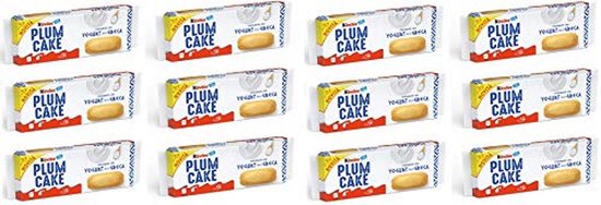 Plum Cake voor Kinderen - Romige en Zachte Snackcake met Griekse Yoghurt - 12 Stuks van Merkloos