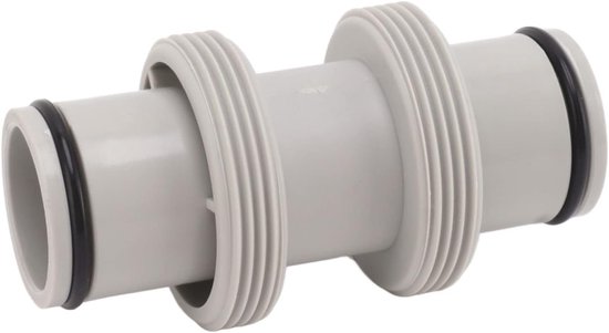 Poolslangadapter 1.5 Inch - Rechte Verbinding voor Poolslang en Intex Zwembadstofzuigers - Duurzaam en Efficiënt Slangkoppeling Systeem van Merkloos
