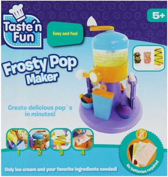 Pop Maker - IJs Lolly Maker - Zomerse Traktaties - Creatief Ontwerp - 23x25x26.5 cm - Meerkleurig van Merkloos