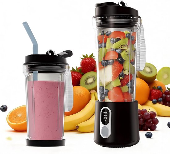 Portable Blender for Smoothies Electric Juicer - Freshly squeezed juices, milkshakes and baby food, mini mixer blender - ShopVlot