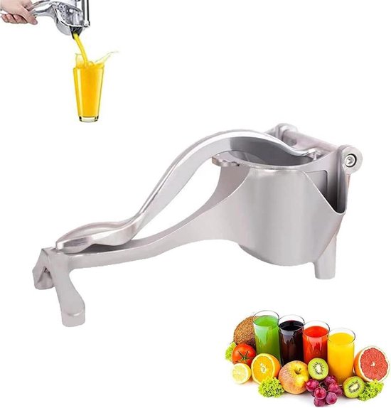Portable Stainless Steel Citrus Juicer Manual - Lemon Squeezer for Straining Orange Juice - Manual Lemons Citrus Juicer