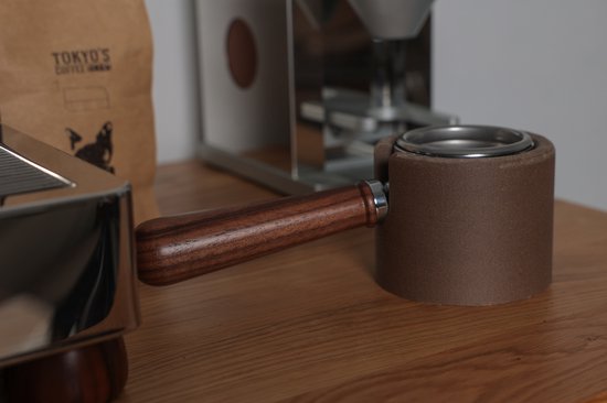 Portafilter holder - 3D printed - Woodlook van Merkloos