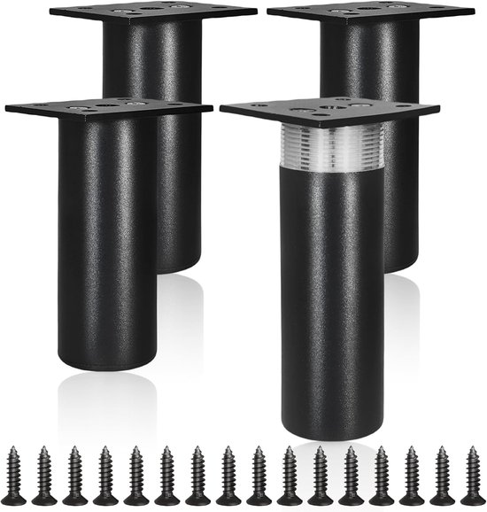 Poten, 10 tot 12 mm zwart