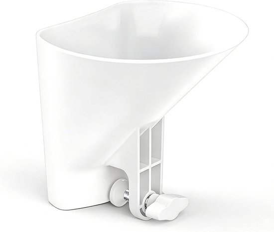Pour Ingredient Chute - Roestvrij Stalen Gids, Keuken Bakhulp, Spill Controls Apparaat, Poederoverdracht Accessoire Met Duurzame Roestvrije Build - Mixer Giet Uitloop Voor Stand Mengkom Glas Keramiek