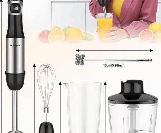 PowerBlend – Benadrukt dat de blender sterk is en harde ingrediënten makkelijk mixt.Een moderne en luxe naam die laat voelen dat de blender krachtig en stijlvol is. van Merkloos
