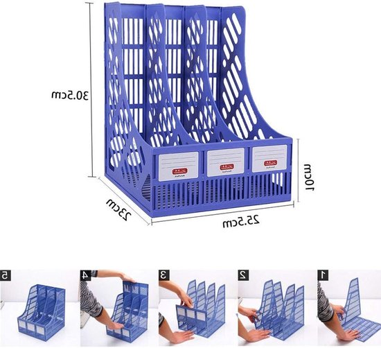 Praktische Documenthouder voor Bureau – Desk Organizer voor Brieven en Tijdschriften – Ruimtebesparende Oplossing voor Kantoor en Thuis