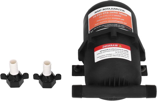 Pre-Pressurized Accutank 0.75L 125 PSI Universele Water Tank voor RV, Boot en Caravan, Verlengt Levensduur van Merkloos