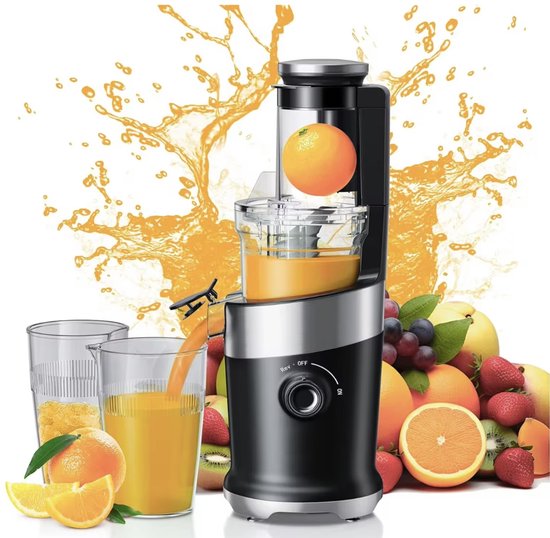 Premium Slowjuicer - Krachtig - Stil - Maximale Sapopbrengst - Juice Maker van Merkloos