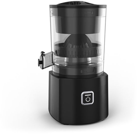 Presse-agrumes électrique – Silencieux et compact – Avec couvercle, système anti-goutte, rotation automatique et rangement du cordon – Pour orange, Citroen, citron vert van Merkloos