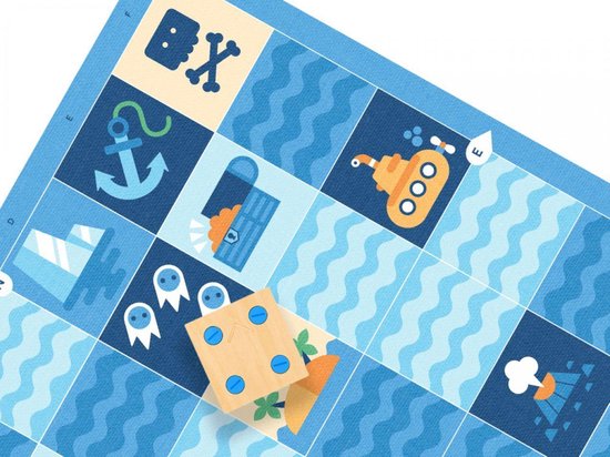 Primo Toys STEM Robotics Uitbreidingsset Cubetto STEM Coding avontuurset De blauwe oceaan van PRIMO