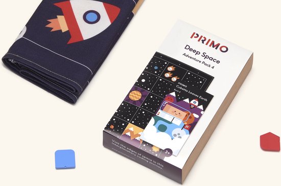 Primo Toys STEM Robotics Uitbreidingsset Cubetto STEM Coding avontuurset 'In de ruimte' van PRIMO