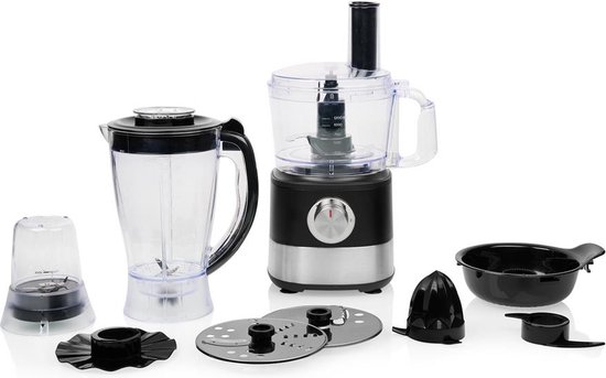 Princess 221054 - Multifunctionele Foodprocessor - 8 in 1 - Keukenmachine - Blender - Krachtige motor 1000W - 2 liter van Princess